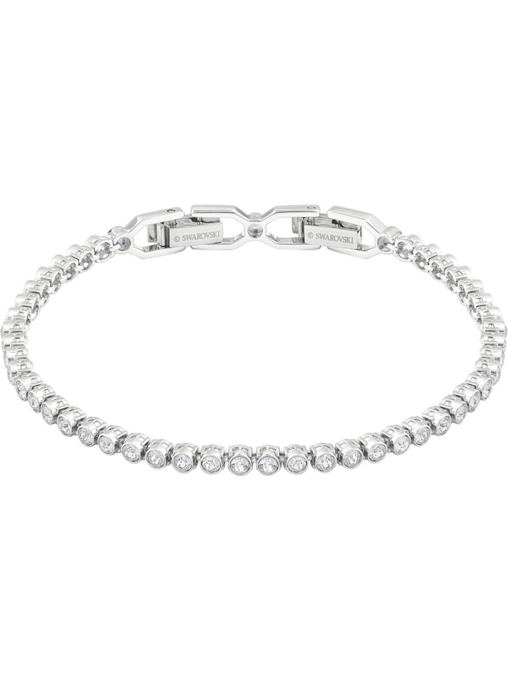 New Swarovski Emily Crystal Silver Tennis Bracelet